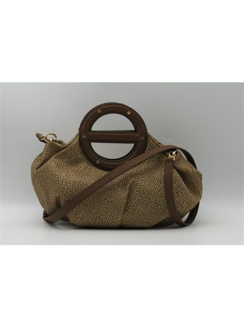 Borsa piccola a mano con tracolla e borchie jet Borbonese Borbonese | 91010210-AH1994