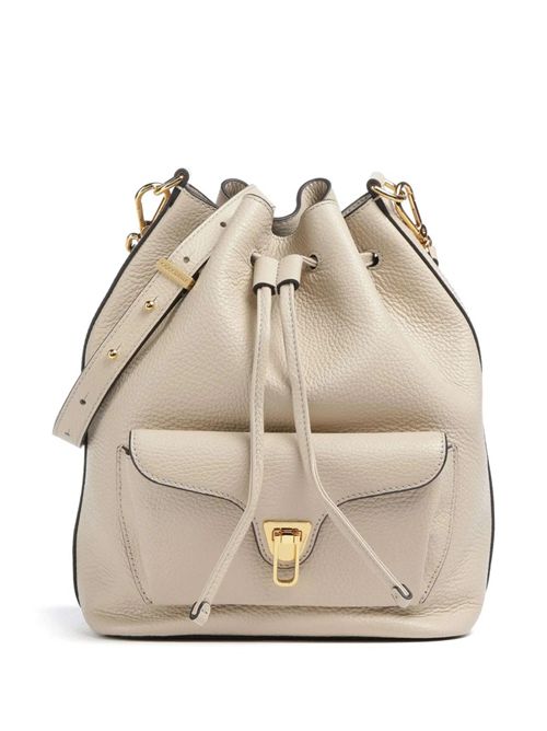 Beat Generation Borsa a secchiello pelle di vacchetta grana sandshell  COCCINELLE COCCINELLE | E1TFK230201-N64