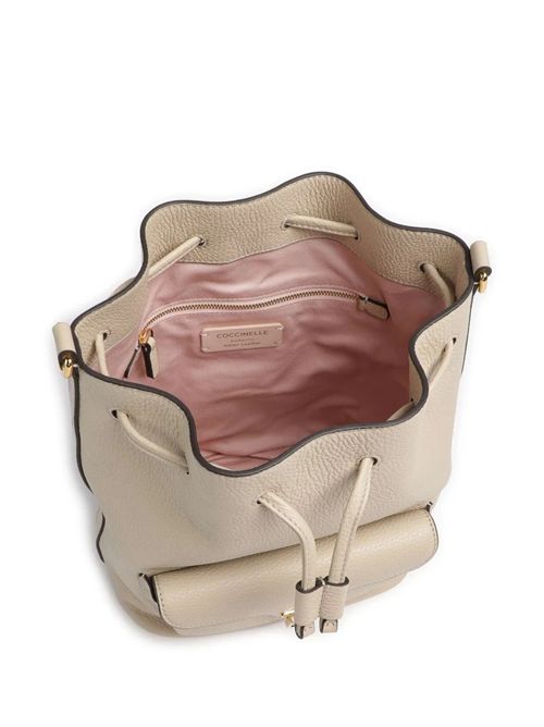 Beat Generation Borsa a secchiello pelle di vacchetta grana sandshell  COCCINELLE COCCINELLE | E1TFK230201-N64