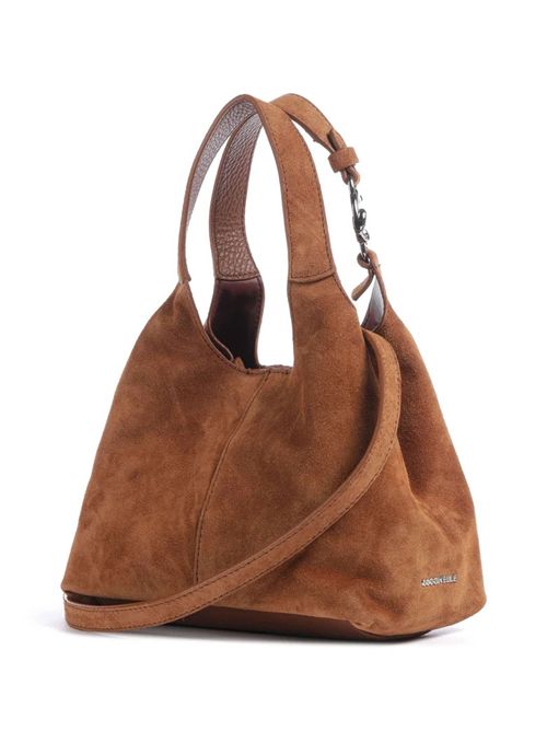 C-Easy Suede Borsa a mano pelle bovina ruvida cognac COCCINELLE COCCINELLE | E1THE580101-W11