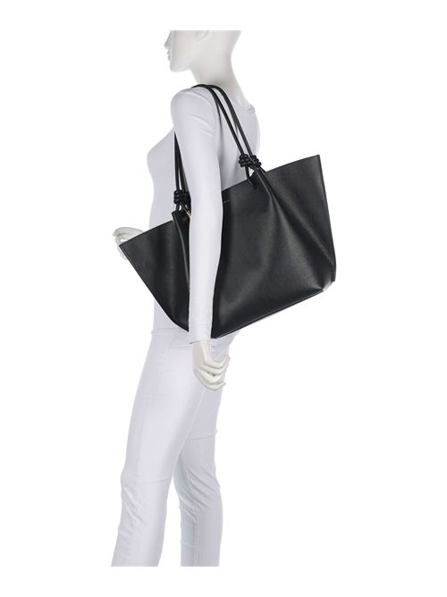 Finn Borsa shopper pelle granulata noir COCCINELLE COCCINELLE | E1U07110101-001