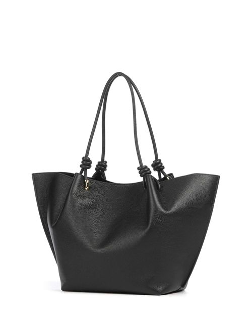 Finn Borsa shopper pelle granulata noir COCCINELLE COCCINELLE | E1U07110101-001