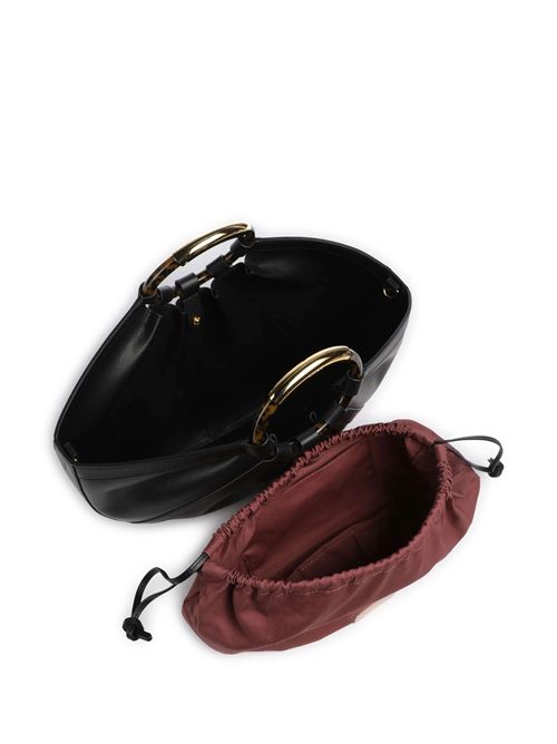 Borsa a mano pelle a grana fine noir  COCCINELLE COCCINELLE | E1U5A180101-001