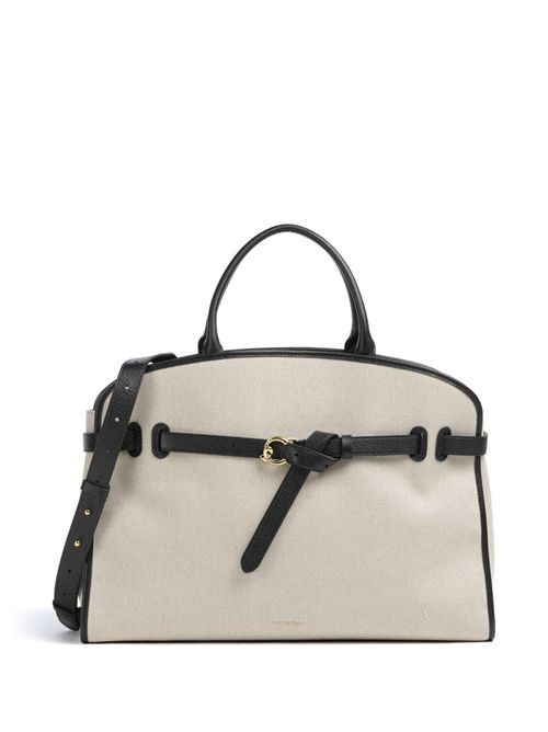 Borsa a mano tela natural/noir COCCINELLE COCCINELLE | E1ULE180101-846