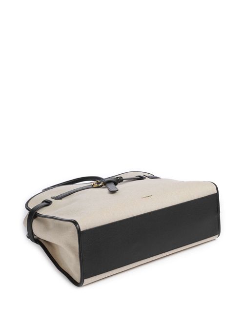 Borsa a mano tela natural/noir COCCINELLE COCCINELLE | E1ULE180101-846