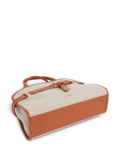 Borsa a mano tela natural/crab COCCINELLE COCCINELLE | E1ULE180401-822