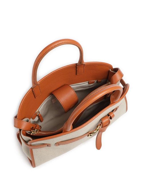 Borsa a mano tela natural/crab COCCINELLE COCCINELLE | E1ULE180401-822