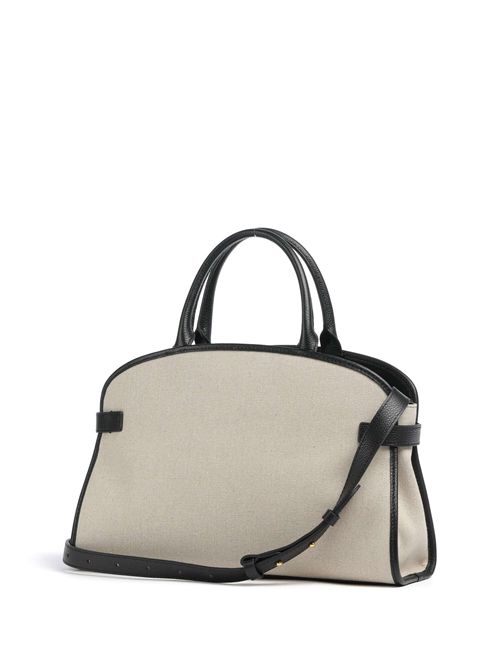 Borsa a mano tela natural/noir COCCINELLE COCCINELLE | E1ULE180401-846