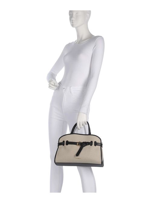 Borsa a mano tela natural/noir COCCINELLE COCCINELLE | E1ULE180401-846