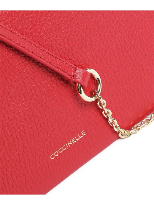 Borsa a tracolla pelle granulata scarlet COCCINELLE COCCINELLE | E5S00550201-R02