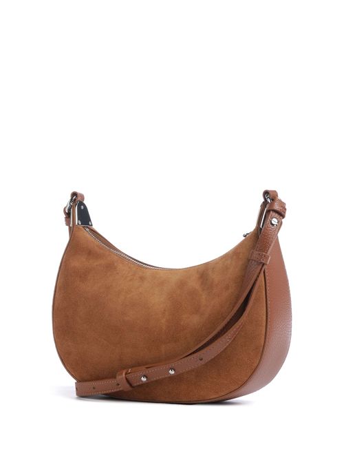 Borsa a tracolla pelle bovina ruvida cognac COCCINELLE COCCINELLE | E5U8L530101-W11