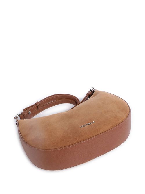 Borsa a tracolla pelle bovina ruvida cognac COCCINELLE COCCINELLE | E5U8L530101-W11