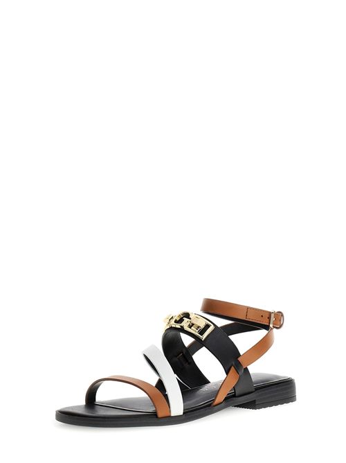 SANDALO RULA GUESS GUESS | FLJRUL-LEA03BROWH