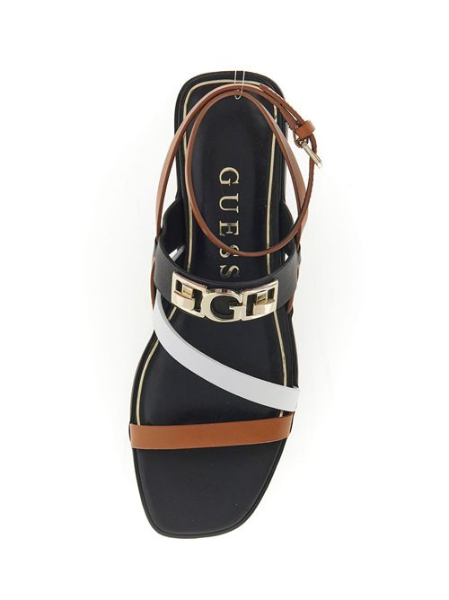 SANDALO RULA GUESS GUESS | FLJRUL-LEA03BROWH