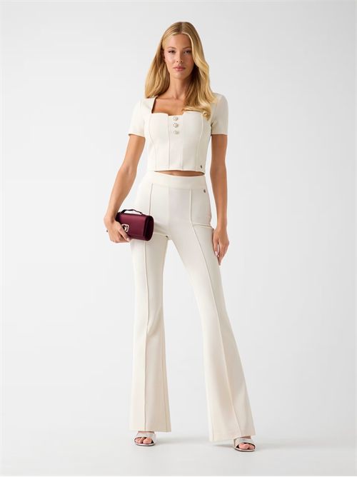 NEW FLARED EVELINA PANTALONI GUESS GUESS | W4YB01-KCBO2G047