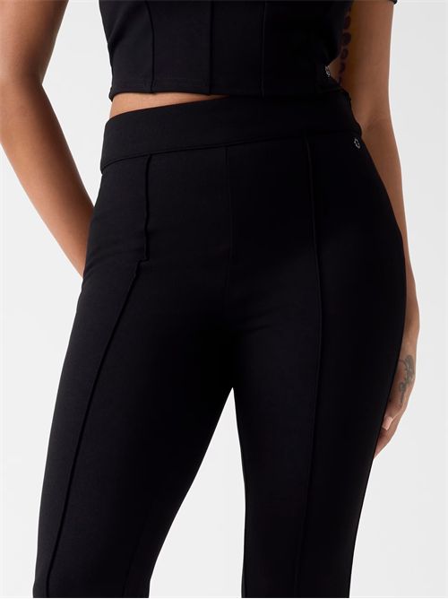 NEW FLARED EVELINA PANTALONI GUESS GUESS | W4YB01-KCBO2JBLK