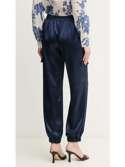 Pantalone in rasetto con coulisse Marzia Guess GUESS | W5GB08-WG7C0-G7P1