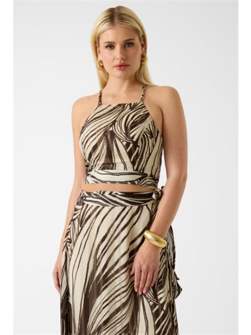 Crop top stampa floreale Gaelle Guess GUESS | W5GH74-WH9Z2PMIC