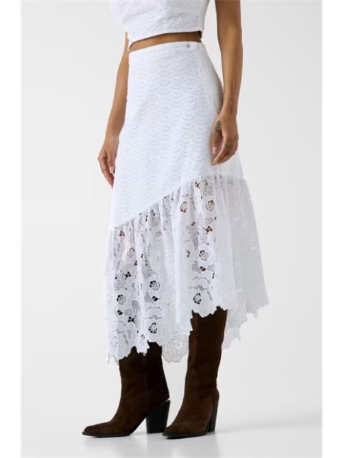 Gonna midi in pizzo sangallo Sharon Guess GUESS | W6GD40-W1882G011