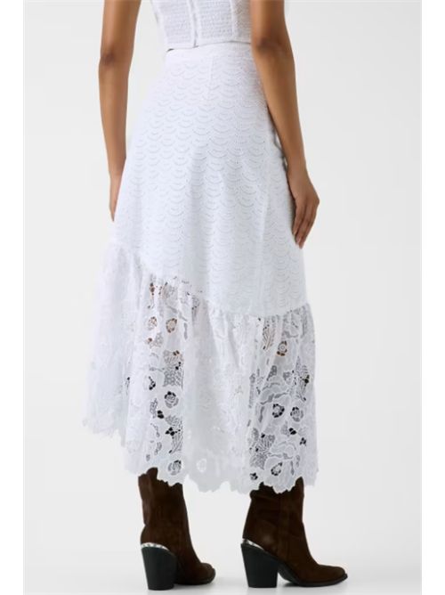 Gonna midi in pizzo sangallo Sharon Guess GUESS | W6GD40-W1882G011
