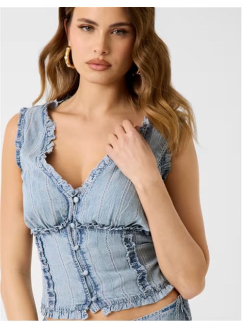 Top corsetto in Lyocell Rebeca Guess GUESS | W6GH19-D0721S0LD