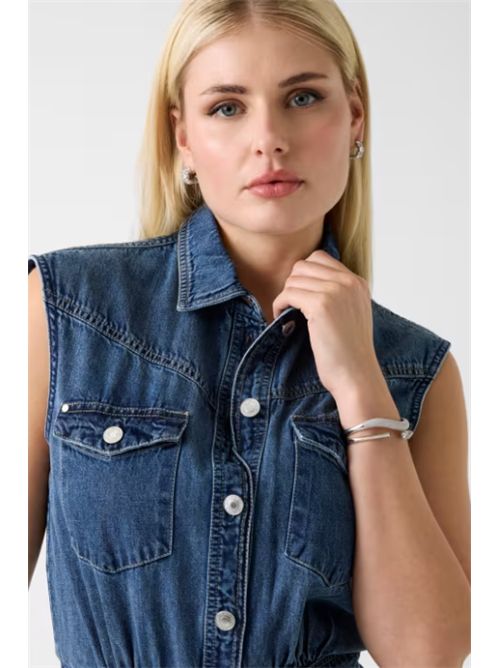 Abito maxi in denim Rugiada Guess GUESS | W6GK09-D0694BW4V