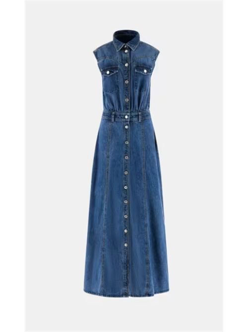 Abito maxi in denim Rugiada Guess GUESS | W6GK09-D0694BW4V