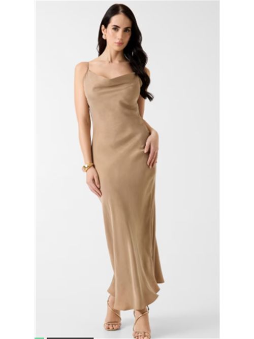 Abito midi in satin Akilina Guess GUESS | W6GK94-W2266G1DQ