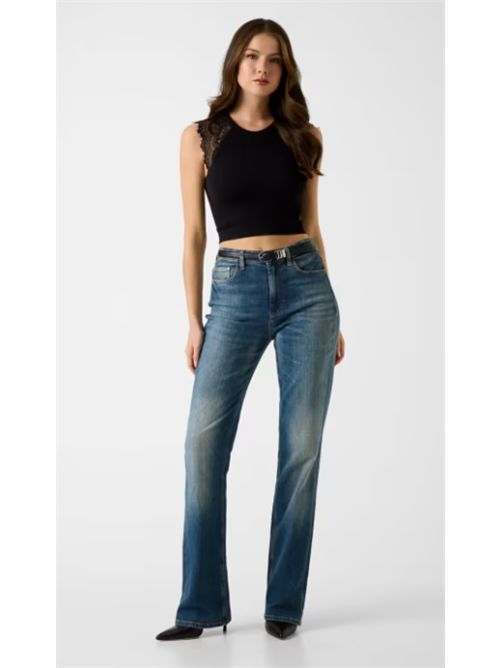Top in pizzo Guess GUESS | W6GZ01-Z0606JBLK