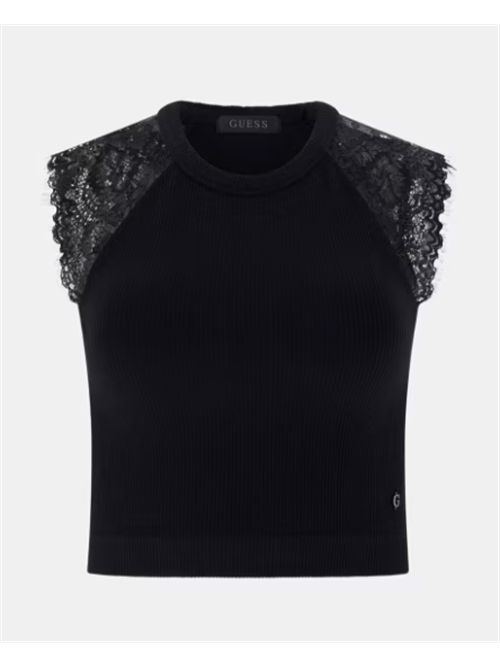 Top in pizzo Guess GUESS | W6GZ01-Z0606JBLK