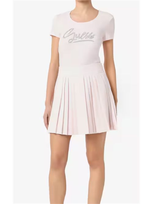 Gonna plissé mini Nausica Guess GUESS | W6RD13-WH9Y2A627