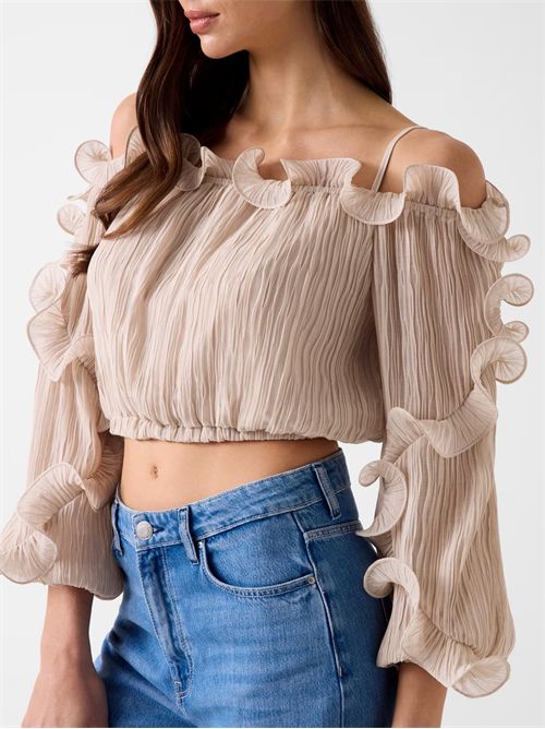 CAMICIA MANICA LUNGA LS GABRIELLA TOP GUESS GUESS | W6RH29-WI342F1PV