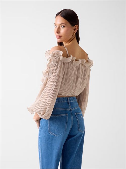 CAMICIA MANICA LUNGA LS GABRIELLA TOP GUESS GUESS | W6RH29-WI342F1PV