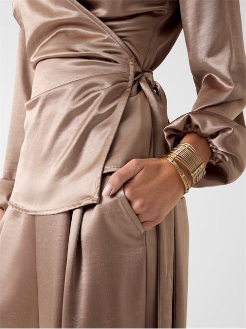 Blusa incrociata in satin GUESS GUESS | W6RH47-W2612A10L