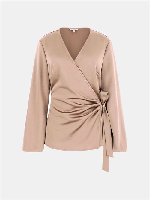 Blusa incrociata in satin GUESS GUESS | W6RH47-W2612A10L