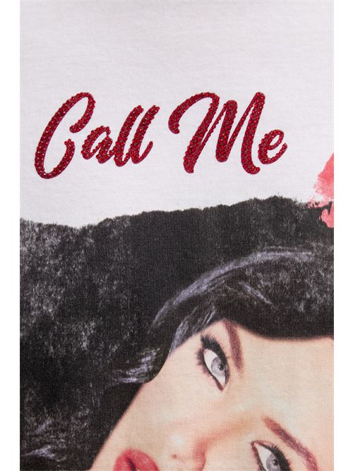 MAGLIA T-SHIRT SS CALL ME EASY TEE GUESS GUESS | W6RI08-K9RM1G011