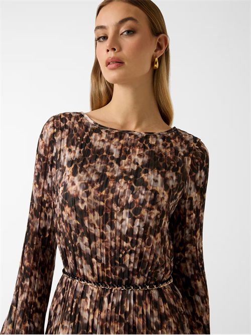 ABITO LS ILENIA PLEAT DRESS GUESS GUESS | W6RK37-WJ712PM66