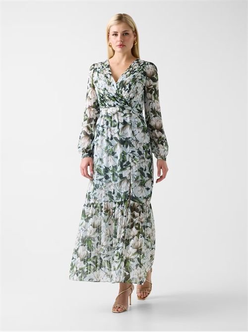 ABITO LS lungo a fiori  DRESS GUESS GUESS | W6RK39-WJ712PM66