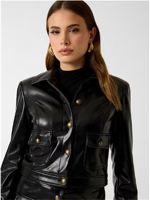 Giacca in ecopelle Blandine Guess GUESS | W6RL21-WJ620JBLK