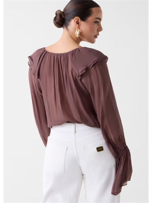 Blusa a volant Adela Marciano MARCIANO | G6GH04-W2385F12W