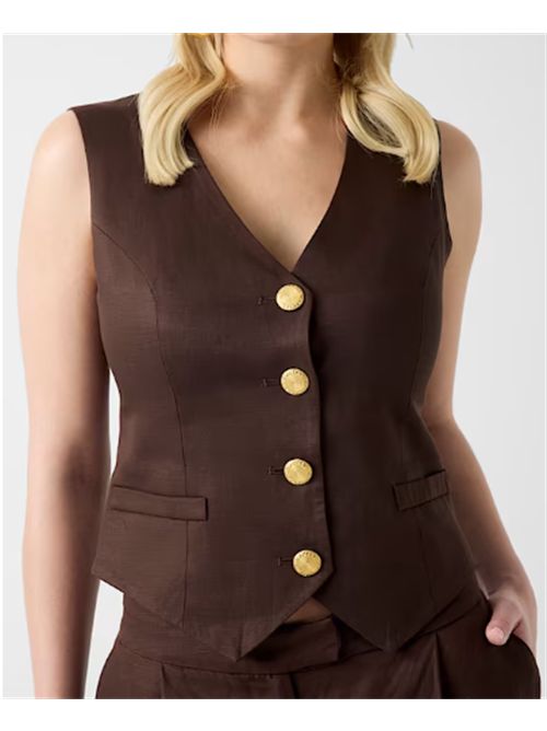 Gilet in misto lino Marciano MARCIANO | G6GH26-W2218F12W