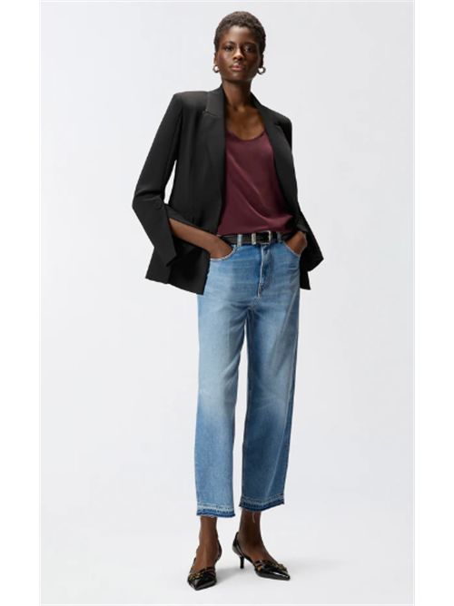 Pantalone Jeans balloon fit con scoloriture Estelle Pinko PINKO | 103857-A341-PJF