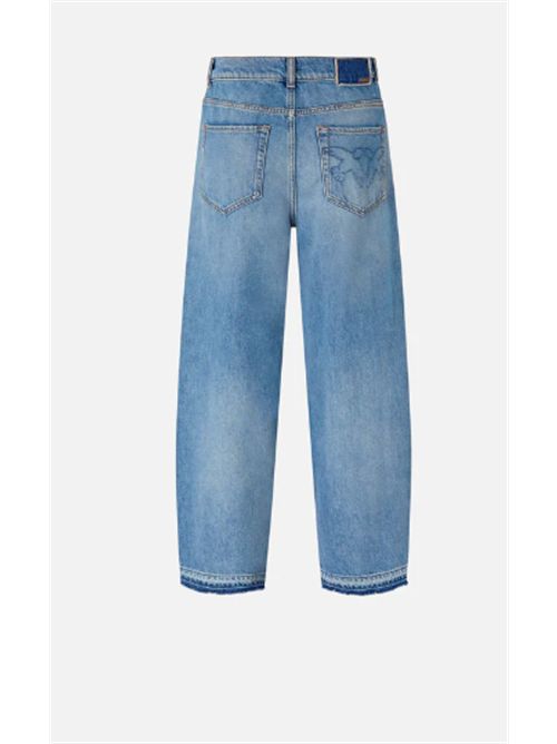 Pantalone Jeans balloon fit con scoloriture Estelle Pinko PINKO | 103857-A341-PJF
