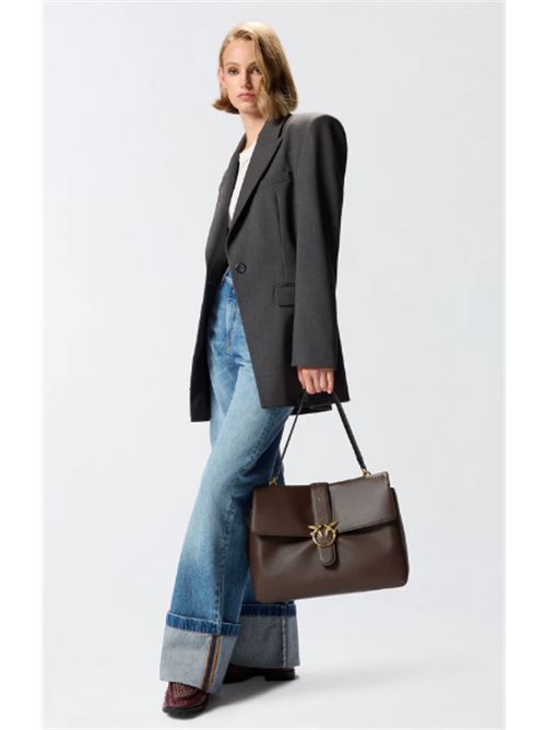 Borsa a spalla maxi Love Bag Slouchy in pelle Pinko PINKO | 105067-A0QOR49O