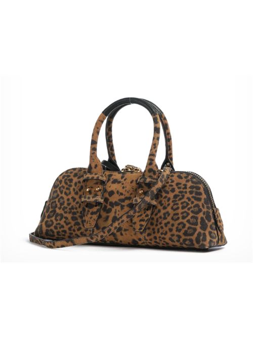 Borsa a mano in pelle ruvida Bowling Bag Horizontal Pinko PINKO | 105334-A32AM35Q