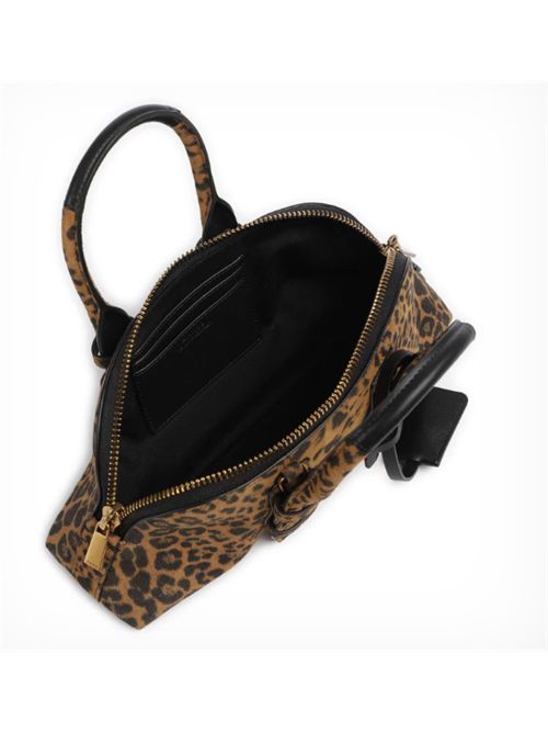 Borsa a mano in pelle ruvida Bowling Bag Horizontal Pinko PINKO | 105334-A32AM35Q