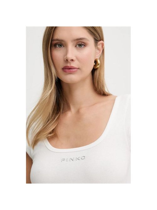 Top a costine Tenace con logo Pinko PINKO | 105511-A338Z05