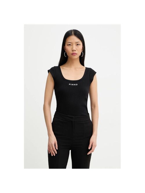 Top a costine Tenace con logo Pinko PINKO | 105511-A338Z99
