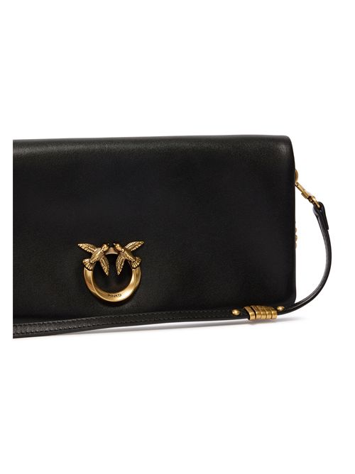 Pochette a tracolla media Love Bag Click Soft Horizontal in pelle Pinko PINKO | 106022-A0QOZ99Q