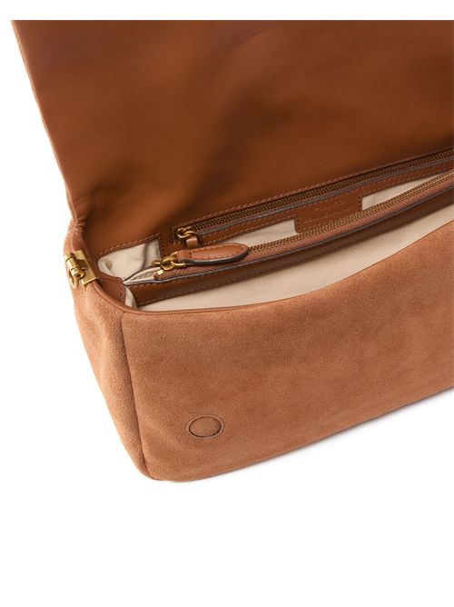Borsa a tracolla media Love Bag Click Soft Horizontal Handle in suede Pinko PINKO | 106178-A0F6L17Q